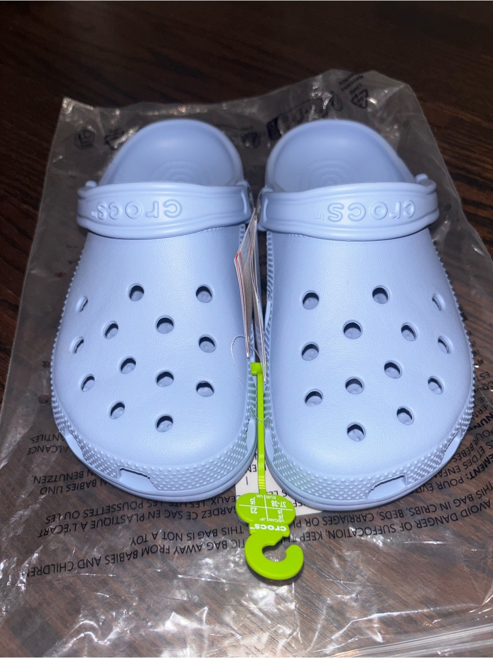 Brand New Light Blue crocs
